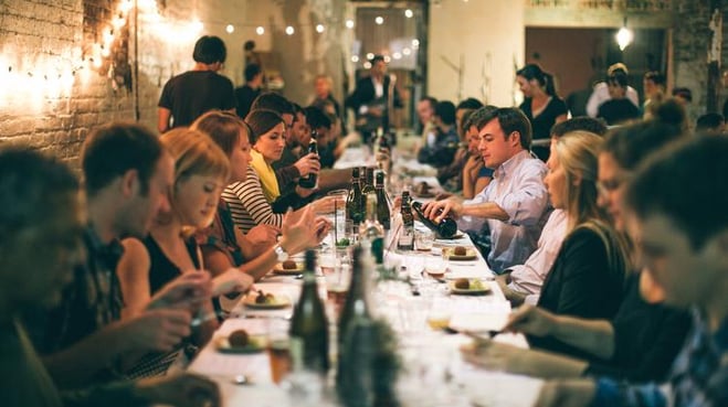 Trade Show Business Dinner for Clients & Partners